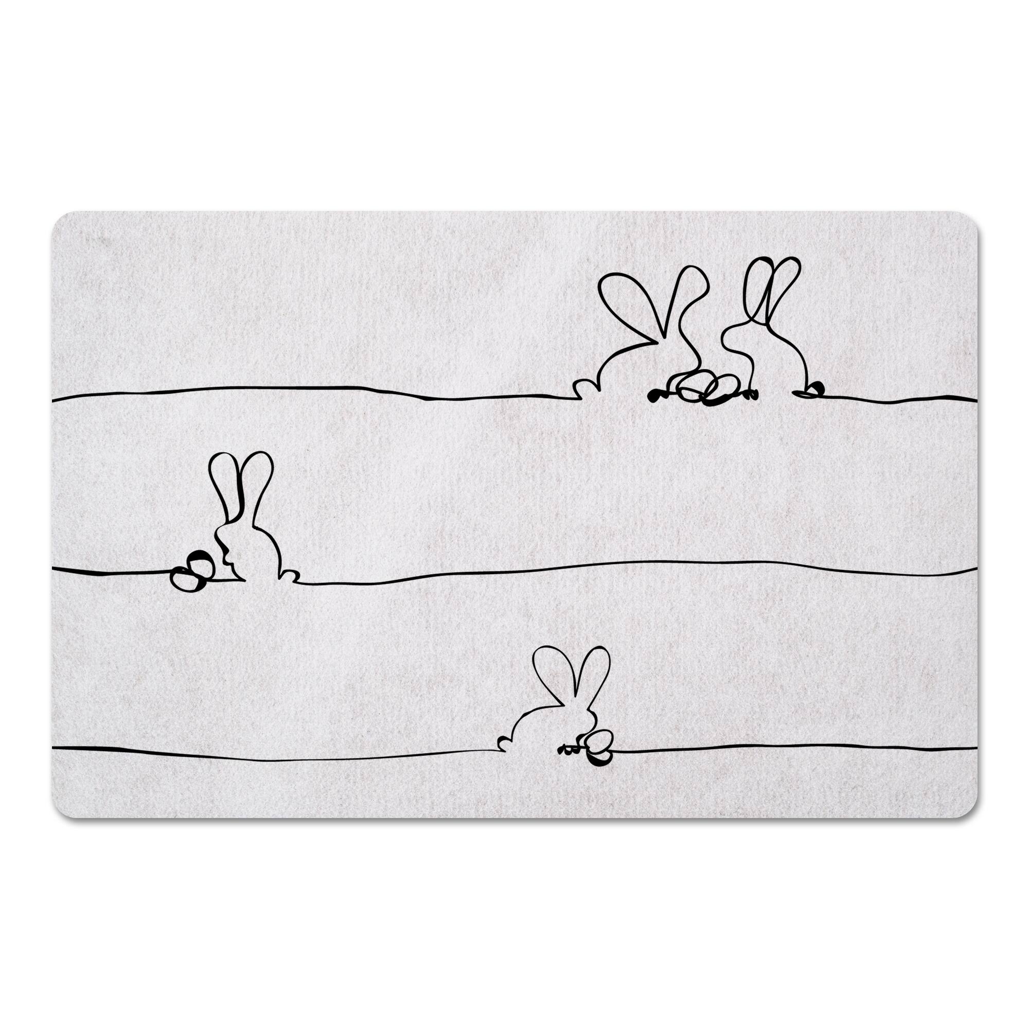 Easter Bunnies Contour 27" x 18" Floor Mat